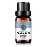 Clary Sage Essential Oil 10ml (0.33oz) - 100% Pure Therapeutic Grade for Aromatherapy Diffuser, Massage, Skin Care