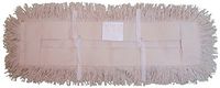 JaniMop Utility Cut End Cotton Dust Mop, Tie-On, Natural, 48" x 5", 1 Each