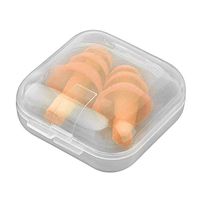 NOLOGO Fssh-mlx Spiral Solid Silicone Ear Plugs Sleep Anti-Noise Snoring Earplugs Noise Cancelling for Sleeping Noise Reduction (Color : Yellow)