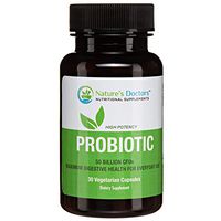 Nature's Doctors Probiotic Supplement by Dr. Reiner Kremer - 50 Billion CFU. Guaranteed Potency. Shelf Stable with Prebiotics. Easy to Swallow - Best Probiotics for Women and Men - 30 Capsules