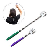 Hometu Back Scratcher Extendable Telescopic Bear Claw Back Itching Scalp Scratchers Massage Tool 2PCS