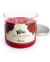 True Rose Scented 3 Wick Candle - All Natural - Made with 100% Responsibly Sourced Soy and Essential Fragrance Oils - Phthalate & Paraffin Free, Vegan, Non-Toxic