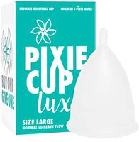 Pixie Cup Luxe - Number 1 for Most Active Period Cup - Every Menstrual Cup Purchased One is Given to a Woman in Need! (Large)
