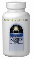 Source Naturals L-Ornithine Free Form Amino Acid Supplement For Muscle Support - 100 Capsules