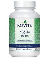 Kovite CoQ-10 Coenzyme Q-10 200 Mg 60 Vegetable Capsules - Vegetarian and Kosher