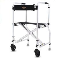 Walking Aids Compact Folding Walker Drive Light Weight Medical Walker for Elderly, Seniors, Handicap, Disabled Max 180 kg (400 lbs)
