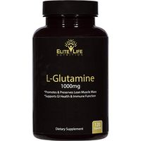 L-Glutamine 1000mg - Best L Glutamine Supplement - Pure, Natural, and Vegan Amino Acid - Promotes and Preserves Lean Muscle Mass - Supports GI Health and Immune System Function - 120 Capsules