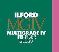 B&W Paper 8X10 Multigrade Fiber 25 Pack - Glossy