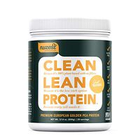 Nuzest Clean Lean Protein - Premium Vegan Protein Powder, Plant Protein Powder, European Golden Pea Protein, Dairy Free, Gluten Free, GMO Free, Just Natural (UNFLAVORED), 20 Servings, 1.1 lb