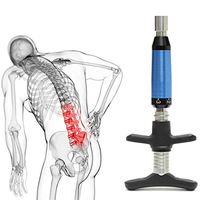 6 Levels Chiropractic Adjusting Tool Portable Instrument Spine Back Activator 304 Stainless Steel+ABS Body Massage Relaxation