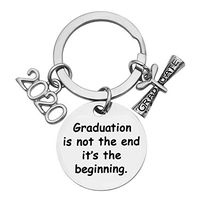 Sunvy Grad Cap Class of 2020 Graduation Gift Stainless Steel Keychain Graduation Gift (Beginning)