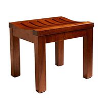 Waterproof Bathroom Stool Old Man Shower Bench Shower Room Stool Solid Wood Stool High Stool Non-Slip Bench Load-Bearing 250kg