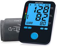 Blood Pressure Monitor, AlphaMed Wrist BP Monitor Blood Pressure Cuff with Memory Storage Pulse Diastolic Systolic Measurement and Large Screen Displaying