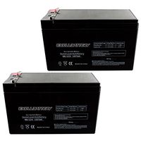 2pc 12V 7Ah SLA Battery EB1270F1 for UB1270, WKA12-7F, PS1270 Many Uses Alarm System, fire Alarm, Burglar Alarm, UPS Backup Battery, Smoke Detector, exit Signs, inverters, Lighting