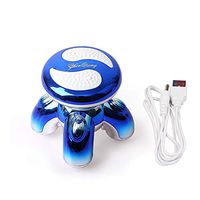 Ashemy USB Rechargeable Hand Held Mini Massager Noiseless Luminous Vibration Health Care for Leg, Hand, Back, Neck