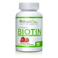 BariSlim Bariatric Vitamin Biotin Gummies – Specially Formulated Gummy Vitamin for Patients After Weight Loss Surgery – 90 Fruit Chews