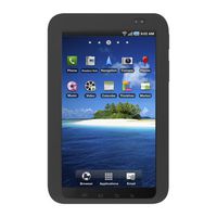 Black Silicone Skin Case for Samsung Galaxy Tab P1000