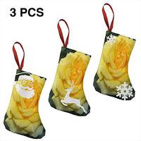 Christmas Stockings Suits Yellow Rose Hot for Funny Xmas Party