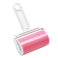 Dust Lint Removal Roller, Dog Cat Pet Hair Removal Tool for Carpet, Furniture, Car Seat, Couch, Bed Clothing Pink (2Pc)