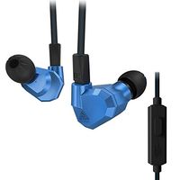 KZ ZS5 Dual Dynamic and Dual Armature 2DD+2BA Hifi In Ear Earphone (Blue with Mic)
