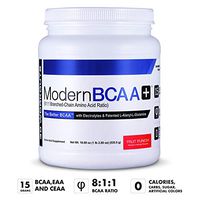 Modern BCAA+® The Better BCAA™ Amino Acids Supplements - Post Workout Muscle Recovery Powder Supplement Drink with Amino Acids - 30 Servings, Fruit Punch