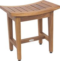 (Fully Assembled) AquaTeak Patented 18" Maluku Lotus Teak Shower Bench