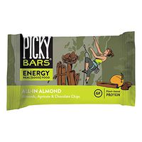 Picky Bars All-In Almond Real Food Energy Bars - Vegan, All Natural, Gluten-Free (10 Pack)