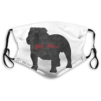 Adjustable Earloop Face Ma-sk,Anti-smog PM2.5 Ma-sk Sic Em UGA Georgia Bulldogs 5 Layers of Activated Carbon Filter,Reusable Protection Ma-sk