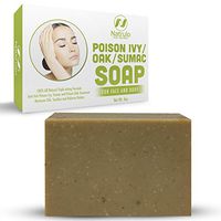 Natrulo Poison Ivy Soap Bar - All Natural Poison Ivy Treatment - Anti-Itch Skin Cleanser Bar for Poison Ivy, Poison Oak & Sumac - Removes Oils, Soothes & Relieves Rashes - 4 oz Bar Made in USA
