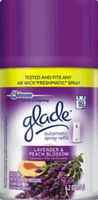 Glade Automatic Spray Refill, Lavender & Peach Blossom, 6.2 Oz(pack of 4)
