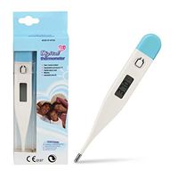 Waterproof Digital Medical Basal Thermometer, Thermometer with Fever, Accurate and Fast Readings, Oral Armpit and Rectal Thermometer for Kids Adults Infants