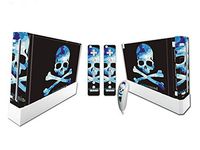 CSBC Skins Nintendo Wii Design Foils Faceplate Set - Pirate Flag Design