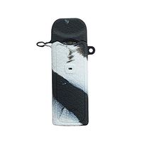 DSC-Mart Texture Case, Silicone Cover Sleeve (Whiteblack)