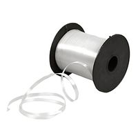 Kangkang@ 1 Spool of 220m Length Curling Ribbon for Gift Wrapping Balloon Decoration DIY Party Wedding Christmas Accessory (white)