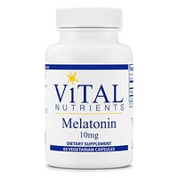Vital Nutrients - Melatonin 10 mg - Supports the Body's Natural Sleep Cycle - 60 Capsules per Bottle