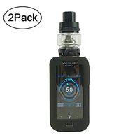 CEOKS 2pcs Silicone Case for Vaporesso Luxe 200W, Vaporesso Luxe 200W Anti-Slip Protective Silicone Case Skin Rubber Cover Rubber case wrap Shield (Black)