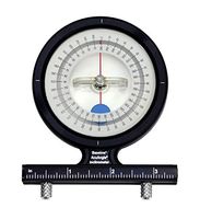 Baseline AcuAngle Inclinometer with Adjustable-Feet for Precision Measurement, Testing and Evaluation of Range of Motion of Neck, Hip, Spine, Elbow, Knee, Shoulder, Ankle, Wrist and MCP Joint