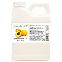 GreenHealth Peach Kernel Oil - 16 fl oz (473 ml) Plastic Jug w/Cap - 100% Pure Carrier Oil