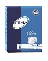 TENA Ultra White Incontinent Brief Medium 34 to 47 Inch - Pack of 80