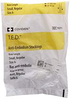 Ted Anti-Embolism Stockings Knee Length Open Toe, White, Small/Regular Length - 1 ea by Kendall T.E.D.