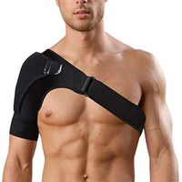 Shoulder Brace with Improved Stability, Breathable Neoprene Shoulder Support, Compression Sleeve, Adjustable Wrap Band for Custom Fit. Relieves Shoulder Pain, AC Joint, Rotator Cuff