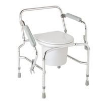 Medline Steel Drop-Arm Commode