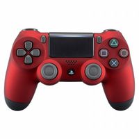 OC Gaming PS4 Dualshock Playstation 4 Wireless Controller Custom Soft Touch New Model JDM-040 (Red)