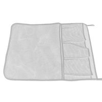 LLguz Hanging Toy Organizer Bag Holder,Over The Door Closet Storage Pouch,Waterproof Mesh Container with Pockets for Bathroom Kitchen,Visible Design