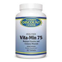 Vitamin Discount Center Iron-Free Vita-Min 75 Multivitamin with Chelated Minerals, 30 Tablets
