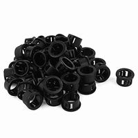 MariaP Junction Box 48pcs 16mm Mounted Dia Snap in Cable Hose Bushing Grommet Protector