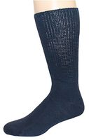 Foot Galaxy Diabetic Socks, Men 9-11, Navy, 2 Pair