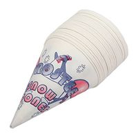 Perfect Stix Concession Essentials Snow Cone Cups-200 Snow Cone Cups (Pack of 200ct), 4" Height, 4" Width, 6" Length (Pack of 200)