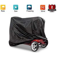 Jacksking Mobility Scooter Cover, Professional Eldly Mobility Scooter Storage Cover Motorized Wheelchair Waterproof Rain Protection Sun Dust Protector Case