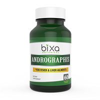 Andrographis Extract 20% Andrographolide 60 Veg Capsules (450mg) | Natural Liver Tonic (Kalmegh Extract) | Herbal Supplement to Reduce Fever | for Healthy Immunity | Bixa Botanical